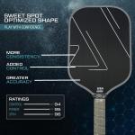 Entertainment Pickleball Paddle USAPA Approved and Charged Graphite T700 Carbon