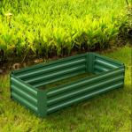 Metal Raised Garden Bed for Vegetables Large Planter Box Steel Gardening Kit