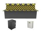 Anti Crash Hydraulic Road Blocker Airport Vehicle Control 3.7KW With A3 Steel