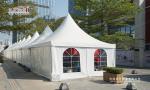 White Pagoda Tent , Gazebo Canopy Tent 3x3m, 4x4m, 5x5m, 6x6m, 8x8m, 10x10m