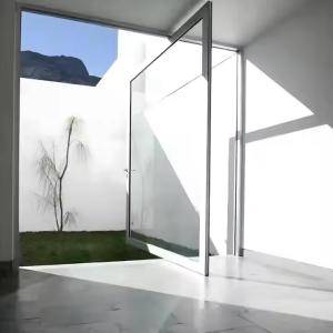 Wholesale Modern Residential Design Aluminum Front Pivot Door with 304 Stainless Steel Hardware and Aluminum Profile from china suppliers