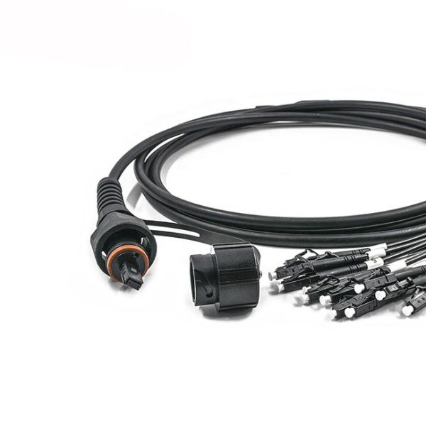 Waterproof 8 12 24 FTTA Patch Cord IP68 Outdoor ODVA MPO MTP Patch Cord Cable
