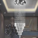 Stairs Chandeliers Modern Crystal Chandelier Lighting Interior lamp(WH-NC-30)