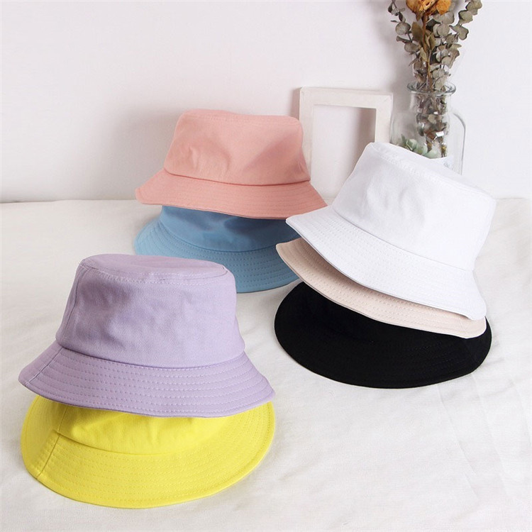 Double Sided 60cm Fishermen Bucket Hat For Ladies Travel Beach Cap