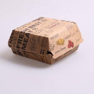 Wholesale Customized Thickness Eco Friendly Food Packaging Recyclable Burger Box from china suppliers