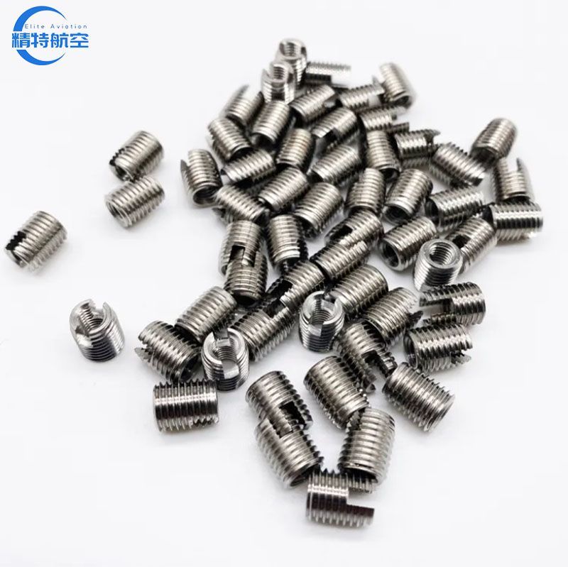 Unc/Unf with Cutting Slot Brass Wire Sleeves Screw Nut Threaded Inserts