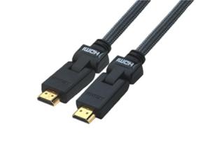 Wholesale QS1023，QSMART Latest standard 180 degree Gold plated High Speed with Ethernet Audio Return 3D 4K 1.4V 2.0V HDMI Cable from china suppliers