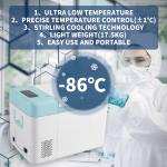Stirling Cooler Laboratory Refrigerator Freezer 40 To -80 Degree Ultra Low