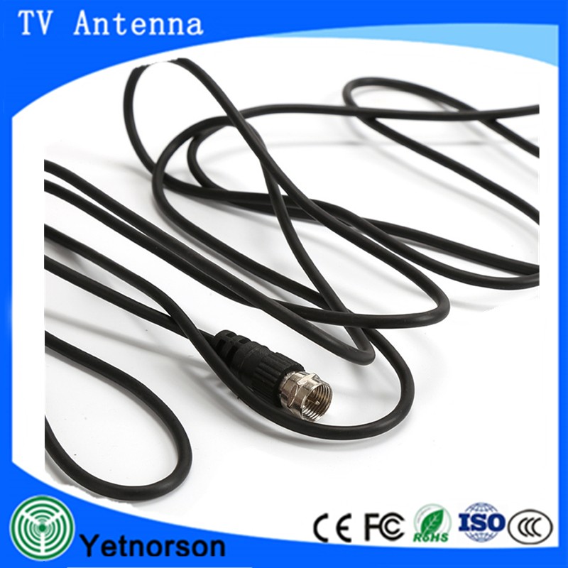 75ohm R.H.C.P Polarization Indoor TV Antenna 50 Miles Range No Monthly Subscription