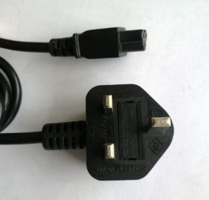 Wholesale UK C5 power cord set, laptop AC adapter input power cord from china suppliers