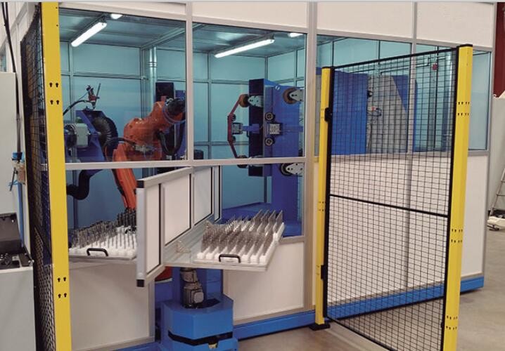 Multi Purpose Robotic Buffing Machine , Surface Polish Automatic Polishing Machine