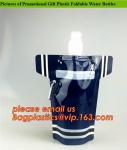 Collapsible Sports Water Bottle 3 Pack, Foldable Leak Proof Travel Bottles for