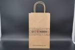 ODM / OEM Eco Friendly Kraft Brown Paper Bags Printing Square Bottom