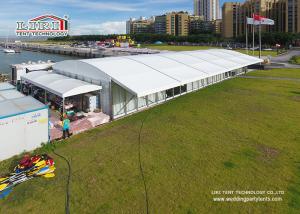 Wholesale 20 Width Arcum Tent With Eave Extension And Glass Walls For Wedding Parties from china suppliers