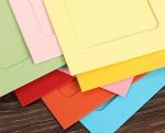 6inch different colorful paper photo frame wholesale customized design