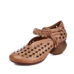 S305 Original Casual Hollow Single Shoes Women, Laser Carving Craftsmanship