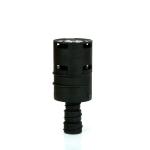 Black Heater Spare Parts Plastic Air Filter Muffler Avoid Mud or duct Inlet Air