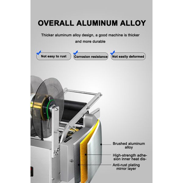 Beer Bottle Semi-Automatic Labeling Machine For Canned Plastic Bottle Labeler 100W