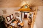 Single Family Light Steel Prefab Modular Home Tiny House on Wheels Micro Mobile