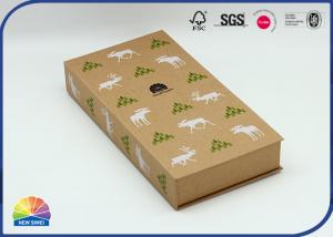 Wholesale Uv 4c Print Magnetic Flip Open Book Packaging Kraft Paper Box from china suppliers