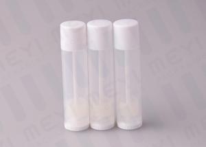 China 5g Volume Lip Balm Tubes With White Cap , Unique Lip Balm Packaging on sale