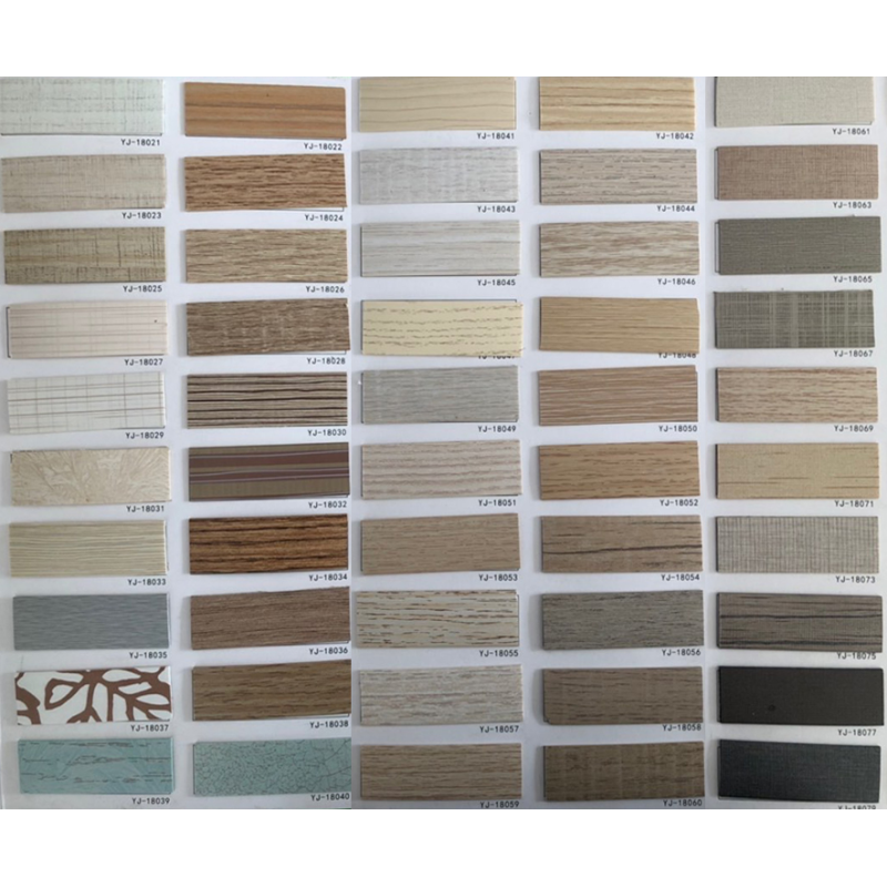 Waterproof Eco Friendly T-shaped Edge Banding with Multiple Styles for Strong Bonding and Bending on 18mm Plates