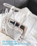 Handbag Organizer Shoulder Bag, beauty PVC beach tote bag, Beach Shoulder Bag