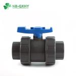 Household PVC Male and Female True Double Ball Union for Household Pipeline