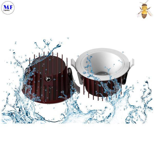 LED Downlight IP65 Waterproof 10W Aluminum Ceiling Recessed Lamp Spotlights