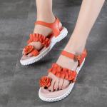 S068 2020 summer new product retro handmade lace leather three-dimensional
