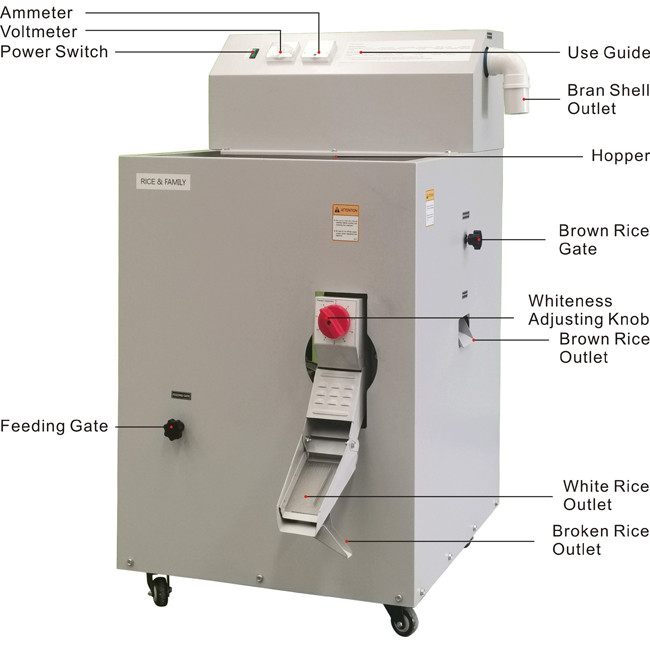 150kg Hour Mini Paddy Brown White Rice Processing Mill Machine Plant