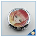 7.0cm Decorative round metal pill box metal round mini pill box 3 day pill box