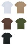 Fashion Plain Premium T Shirts Raw Hem Essential