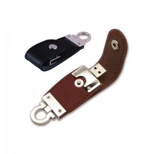 China Customized Leather USB Disk, 4gb Leather USB Flash Drive Wholesale on sale