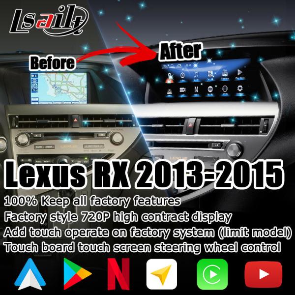 10.25 Inches Lexus Android Screen with Carplay ANdroid Auto Lsailt For RX350