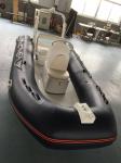 Outside PVC Layer Small Rib Boat 3.9m Abrasion Resistance With Fiberglass Step