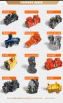 Mini Excavator Parts 353-0606 353-0607 353-0608 Excavator Final Drive Gearbox