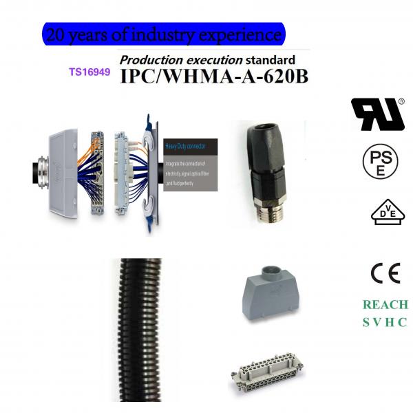 Quality 09150006121 Harting connector and cable-assembly Custom processing for sale