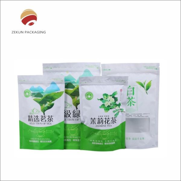 Heat Sealed Open Top Aluminum Foil Lined Ziplock Pouch Customized Foil Laminated