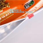 Side Gusset Plastic Aluminum Foil plastic Pet dog Food Bag with slider zipper,