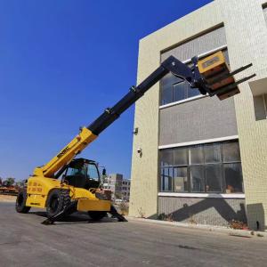Wholesale 3 Stage / 4 Stage Mast Type Telescopic Forklift Boom Telescopic Crane Loader 7400 kg from china suppliers