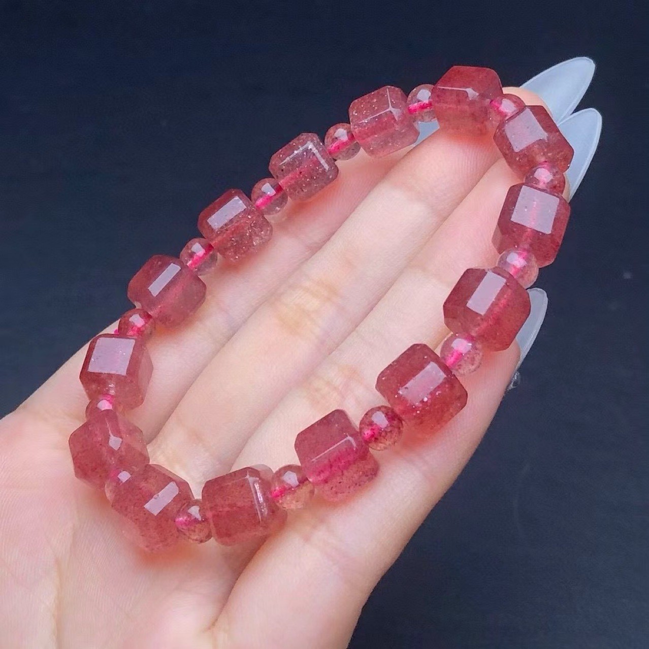 Agate Crystal Bracelet Yoga Bracelet Genuine Gemstone Energy Healing Beaded Hand Bangle 7A Yellow Tiger Eye Stone Green Agate Citrine Mixed Bracelet