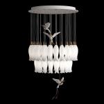 Ceramic Flower Bud Chandelier High Ceilings Chandeliers With Exquisite Ceramic