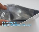Child Resistant Double Zipper Mylar Packaging Bag, Security Feature zip locks