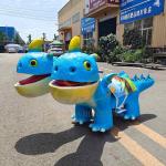 Amusement Park Electric Animatronic Dinosaur Ride on Scooter for Shopping Mall