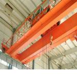Remote controlled double beam overhead crane