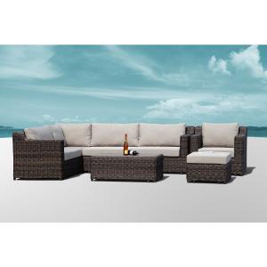 Wholesale Modern Design Outdoor Rattan Rope Garden Sofa Set with Aluminum Frame from china suppliers