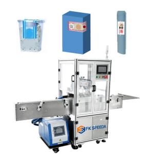 Wholesale Wood Packaging Automatic Tax Stamp Labeling Machine for Capped Bottle from china suppliers