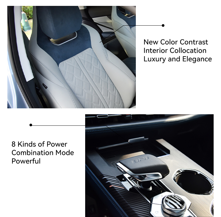 255N m Maximum Torque Ternary Lithium Battery Changan Uni-k IDD High Speed Hybrid 200Km/h 3m Vehicle Cars Chinese Sale