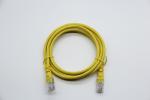 Yellow Cat5E Ethernet Patch Cable UTP 24AWG CCA High Speed Transmission Cable